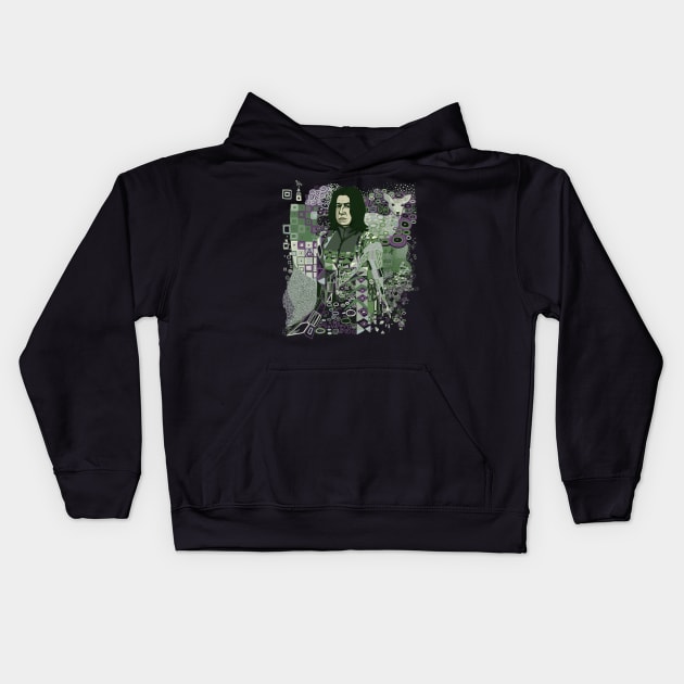 Portrait of a Potions Master Kids Hoodie by KHallion